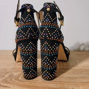 Nine West Dempsy Bedazzled Platform Heel